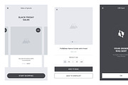 Codama iOS Wireframe UI Kit, a Wireframe Template by Yaroslav Zaitsev (Thumbnail 6 of 6)
