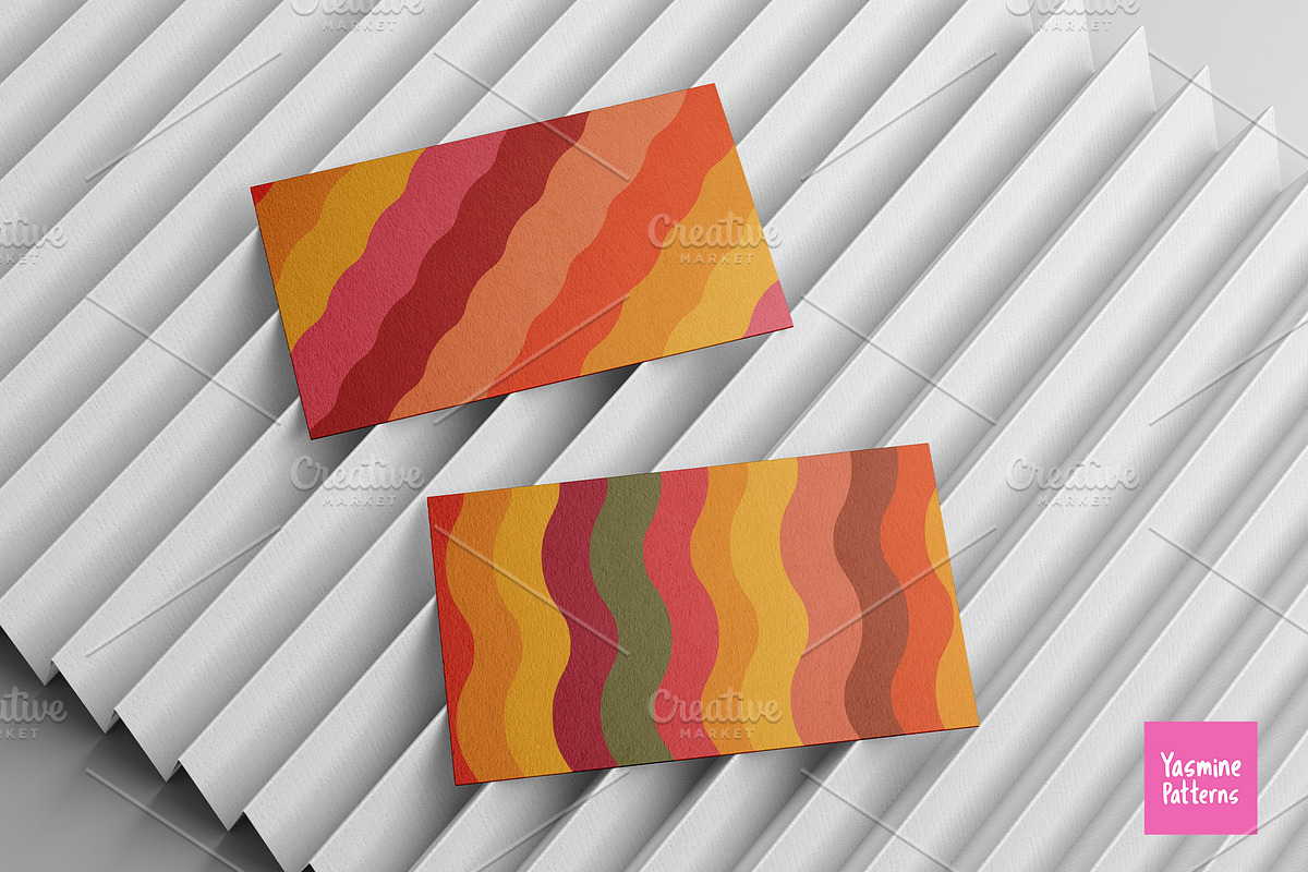 Groovy Waves Seamless Patterns, a Pattern Graphic by Yasmine Patterns (Photo 6 of 8)