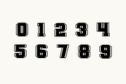 Black College - Vintage Font, a Slab Serif Font by Fourteen Letter (Thumbnail 3 of 8)