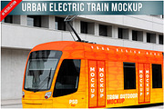 Urban Electric Train Advertising PSD, a Product Mockup by Bruno's Shop (Thumbnail 1 of 3)