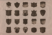 Retro/Vintage shapes - Shields 2, an Object Graphic by JumboDesign (Thumbnail 4 of 4)