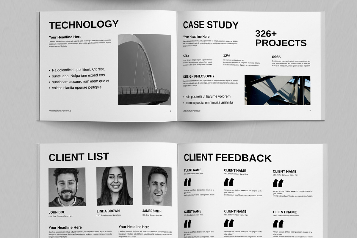 Architecture Portfolio Layout, a Brochure Template by ContestDesign (Photo 5 of 5)