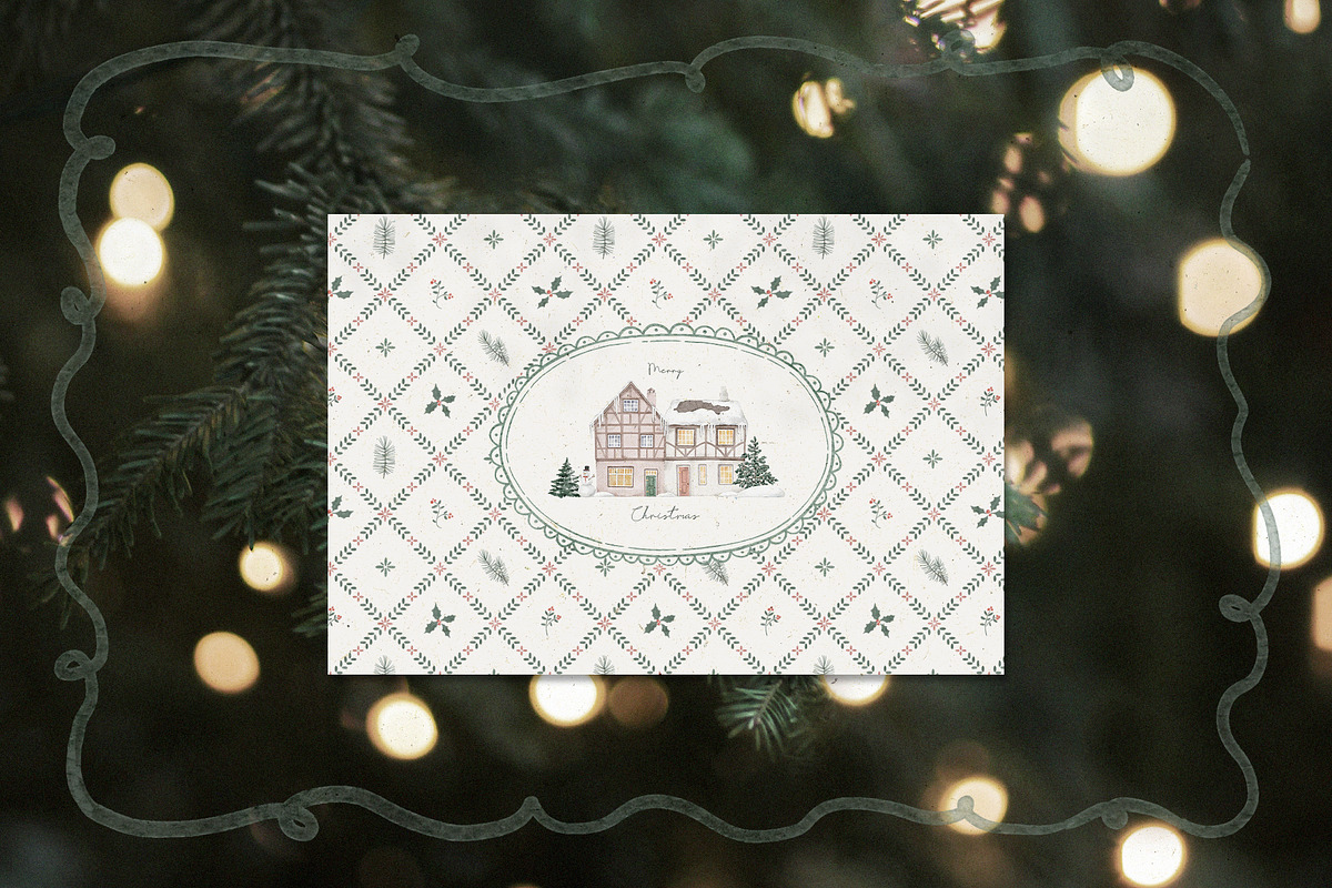 Christmas Watercolor Winter Clipart, an Object Graphic by Kreker Kate (Photo 9 of 9)