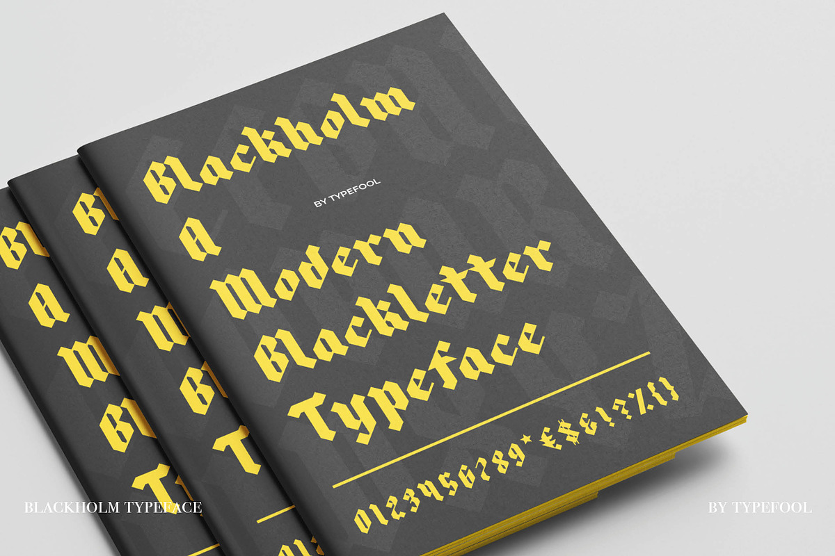 Blackholm - Blackletter font, a Blackletter Font by Typefool's Shop (Photo 9 of 9)