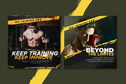 Gym Social Media Design Templates, a Social Media Template by Warm Snow (Thumbnail 4 of 4)