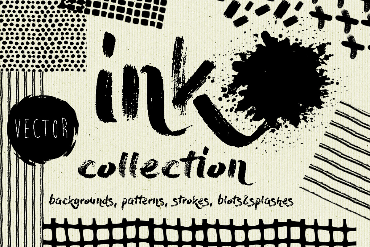 Ink collection, a Pattern Graphic by MiraBell (Photo 1 of 9)