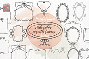 Watercolour Coquette frames png, an Illustration by RimzStudio (Thumbnail 1 of 8)