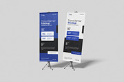 Tripod Banner Stand Mockup, an Advertising Mockup by Gatamotion (Thumbnail 3 of 5)