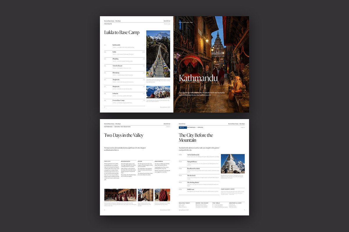Travel Itinerary Template, a Brochure Template by BrandPacks (Photo 3 of 7)