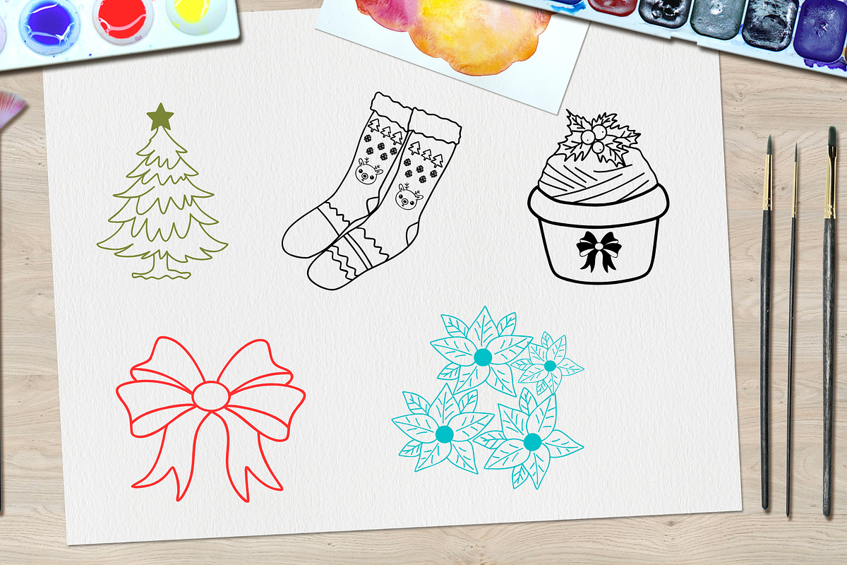 Pretty chrismas, a Symbol Font by Petal Pixels (Photo 7 of 7)