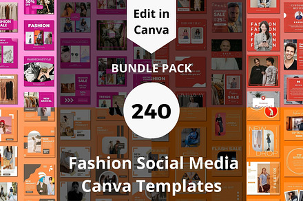 Fashion Social Media Canva Templates