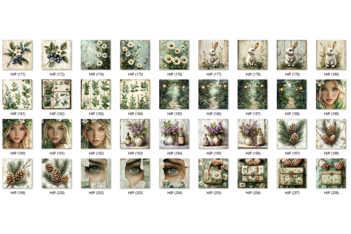 380+ Herbal Journal Pages, a Decorative Illustration by HubbaDigitals (Photo 2 of 4)