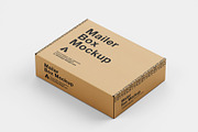 Mailer box mockup, a Packaging Mockup by PremiumMockup (Thumbnail 4 of 4)