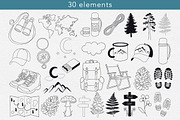 Hiking Adventure Collection, a Brush Add-On by Mari_Caliart (Thumbnail 2 of 10)