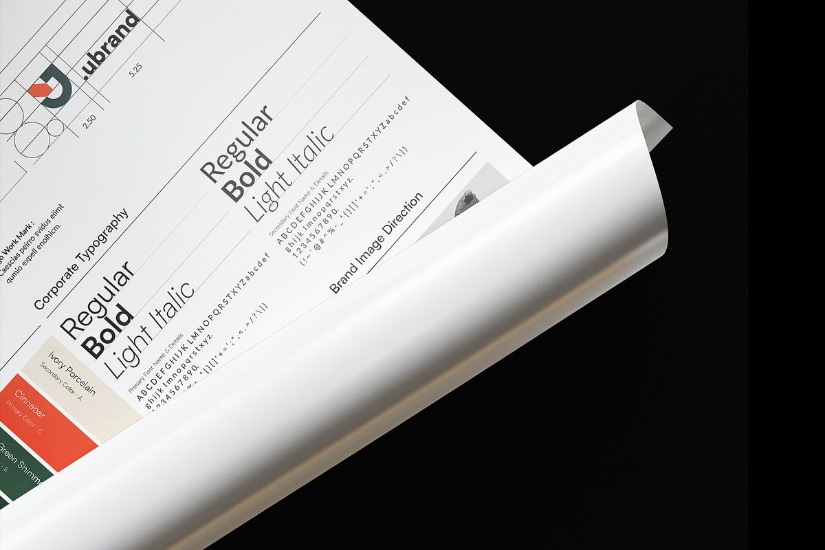 Brand Guidelines Poster Template, a Poster Template by DesignCrest (Photo 7 of 8)