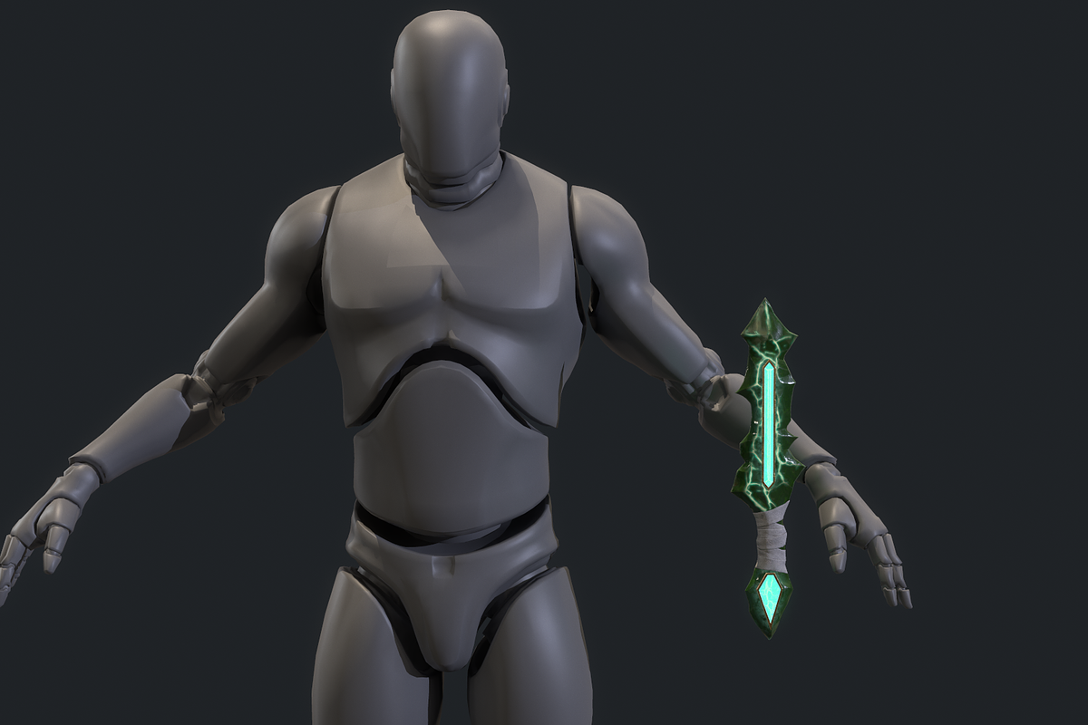 5 Fantasy Stylish Dagger -PBR-, an Object 3D Model by TFE Game Art (Photo 15 of 16)