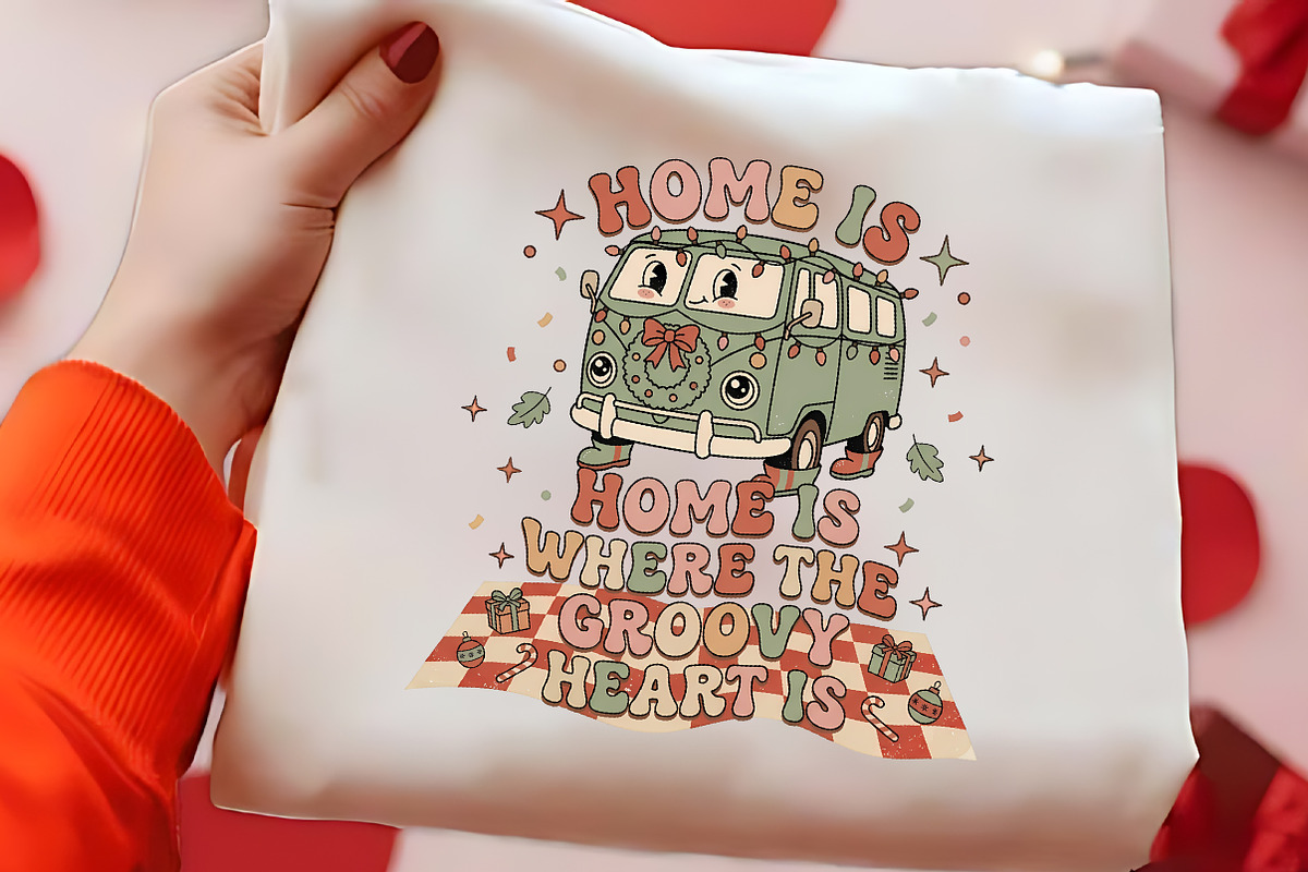 Home Is Where The Groovy Heart Is, a Seasonal Illustration by CrexoraLab (Photo 2 of 4)