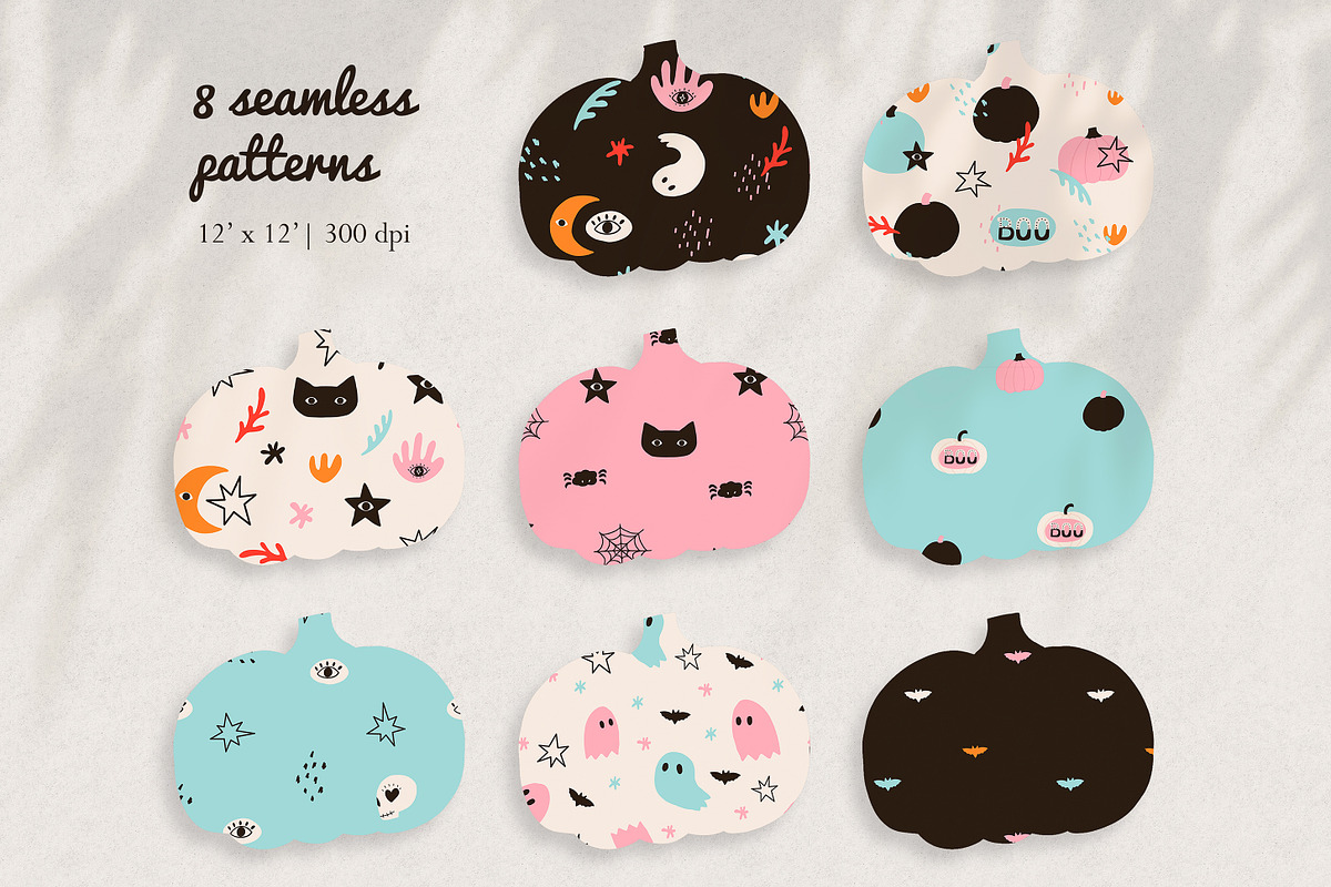 Halloween graphic bundle, a Background Graphic by AfonshinaArt (Photo 5 of 9)