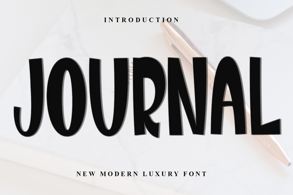 Journal, a Serif Font by InermediaSTUDIO (Photo 1 of 8)