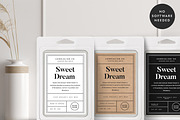 Canva Wax Melts Label LA005-Indiana, a Stationery Template by Draca Design Co (Thumbnail 1 of 3)