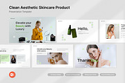 Clean Aesthetic Skincare Product PPT, a Presentation Template by Antstheme (Thumbnail 1 of 2)