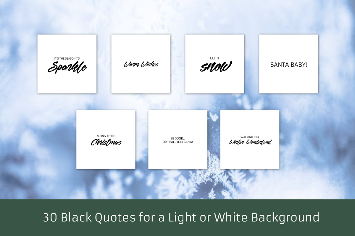 Christmas Edition - Quote Package, a Social Media Template by Annemiek van Luinen (Photo 3 of 6)