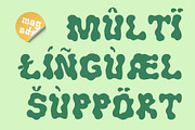 Magedo – Psychedelic Font, a Sans Serif Font by Craft Supply Co. (Thumbnail 3 of 8)