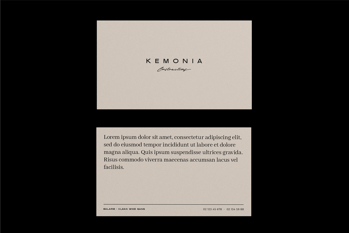 BALARM - a clean, wide sans typeface, a Sans Serif Font by Catkie - Digital Art (Photo 12 of 14)