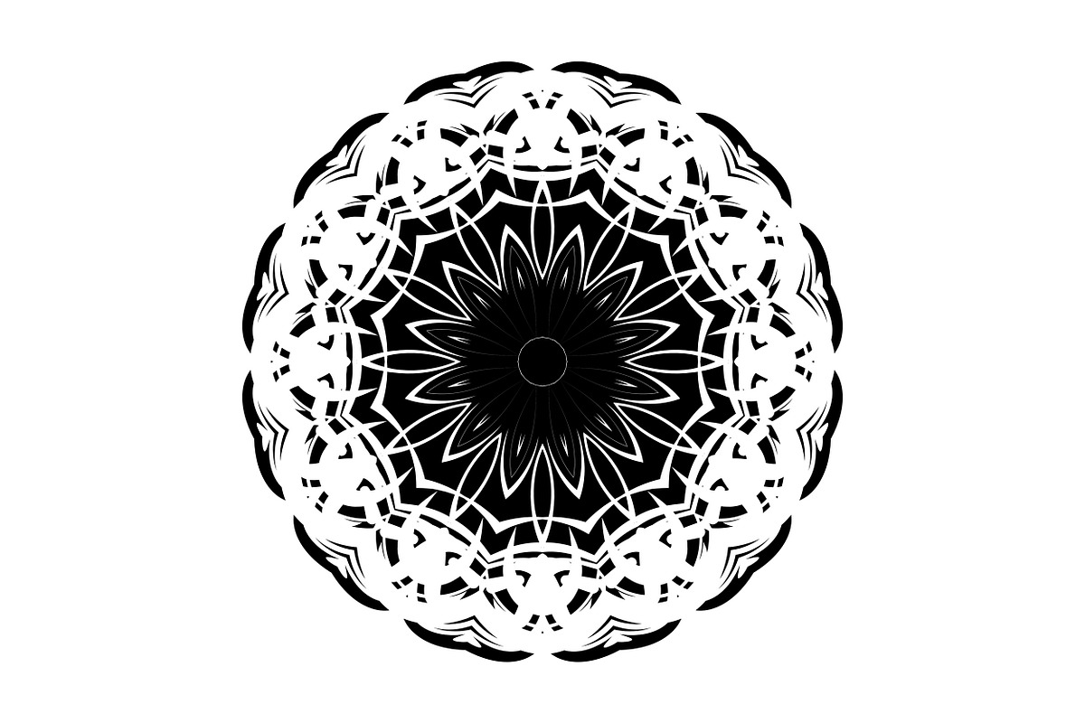 Decorative Mandala Digital Art Pack, a Decorative Illustration by NJ Himel (Photo 65 of 101)