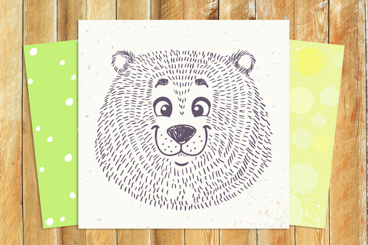 Cute Bear, an Animal Illustration by JulianArt (Photo 5 of 5)