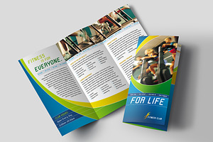 Health Club Brochure Template, a Brochure Template by StockLayouts