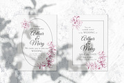 Apple blossom wedding design bundle, an Invitation Template by Doodle emporium (Thumbnail 5 of 6)