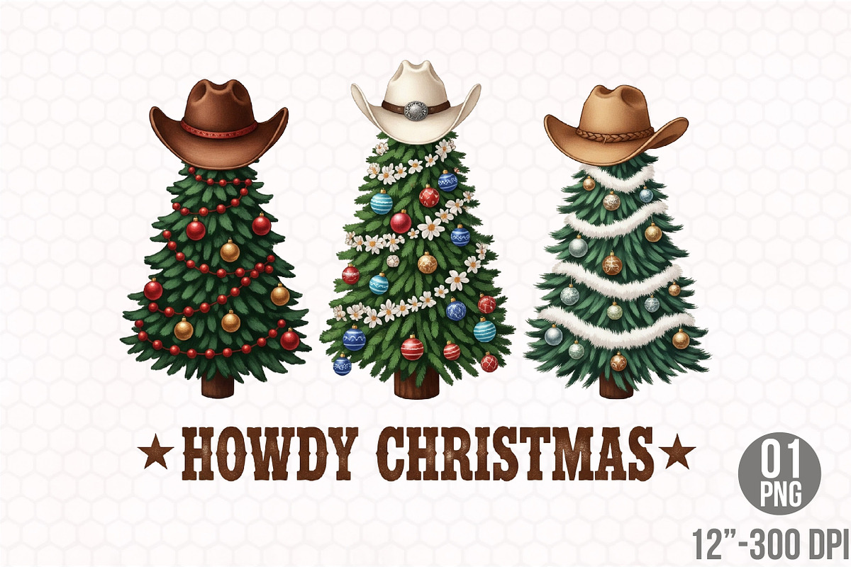 Western Christmas Png, Country, a Graphic by Designking (Photo 1 of 4)