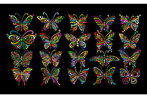 Ornate Butterfly Collection For Your