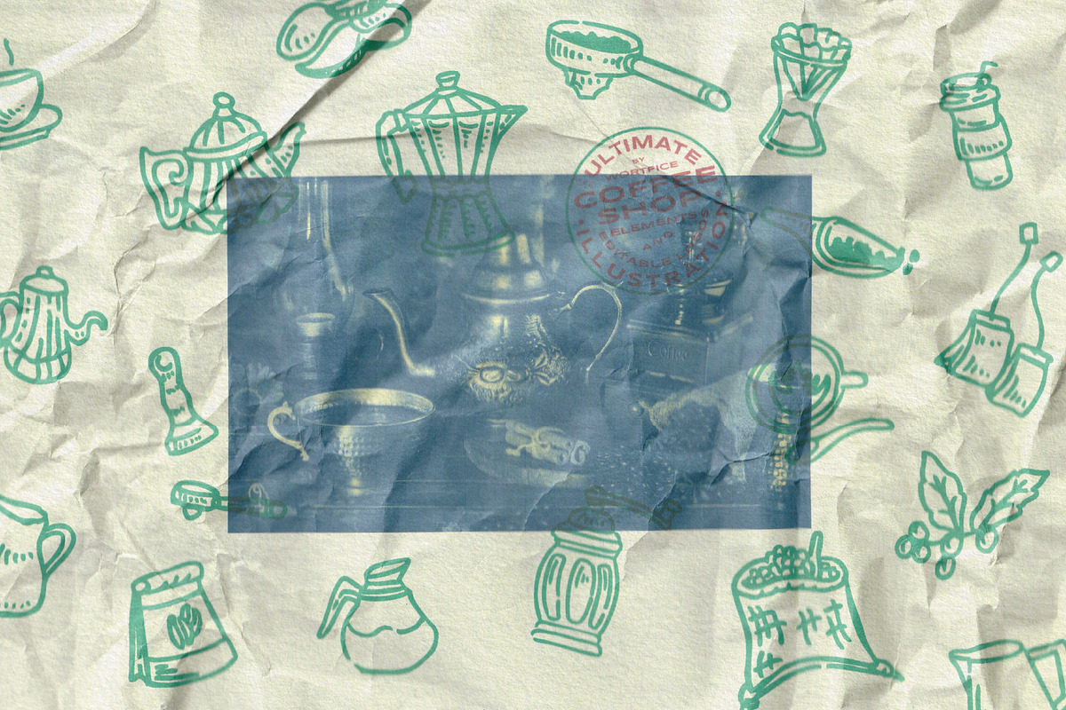 Coffee Shop Illustration Package, a Food Illustration by Wortfice (Photo 5 of 8)