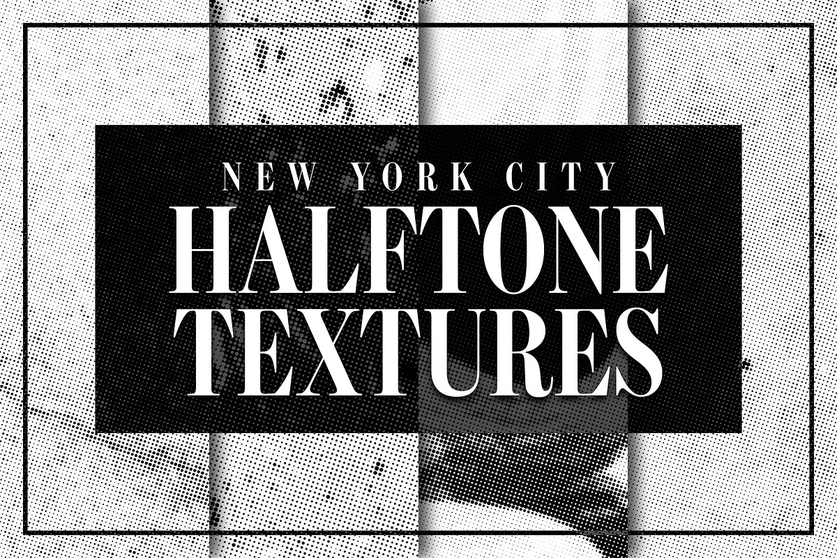 NYC Halftone Texture Pack, a Texture Graphic by BradleyJackDesign (Photo 1 of 6)