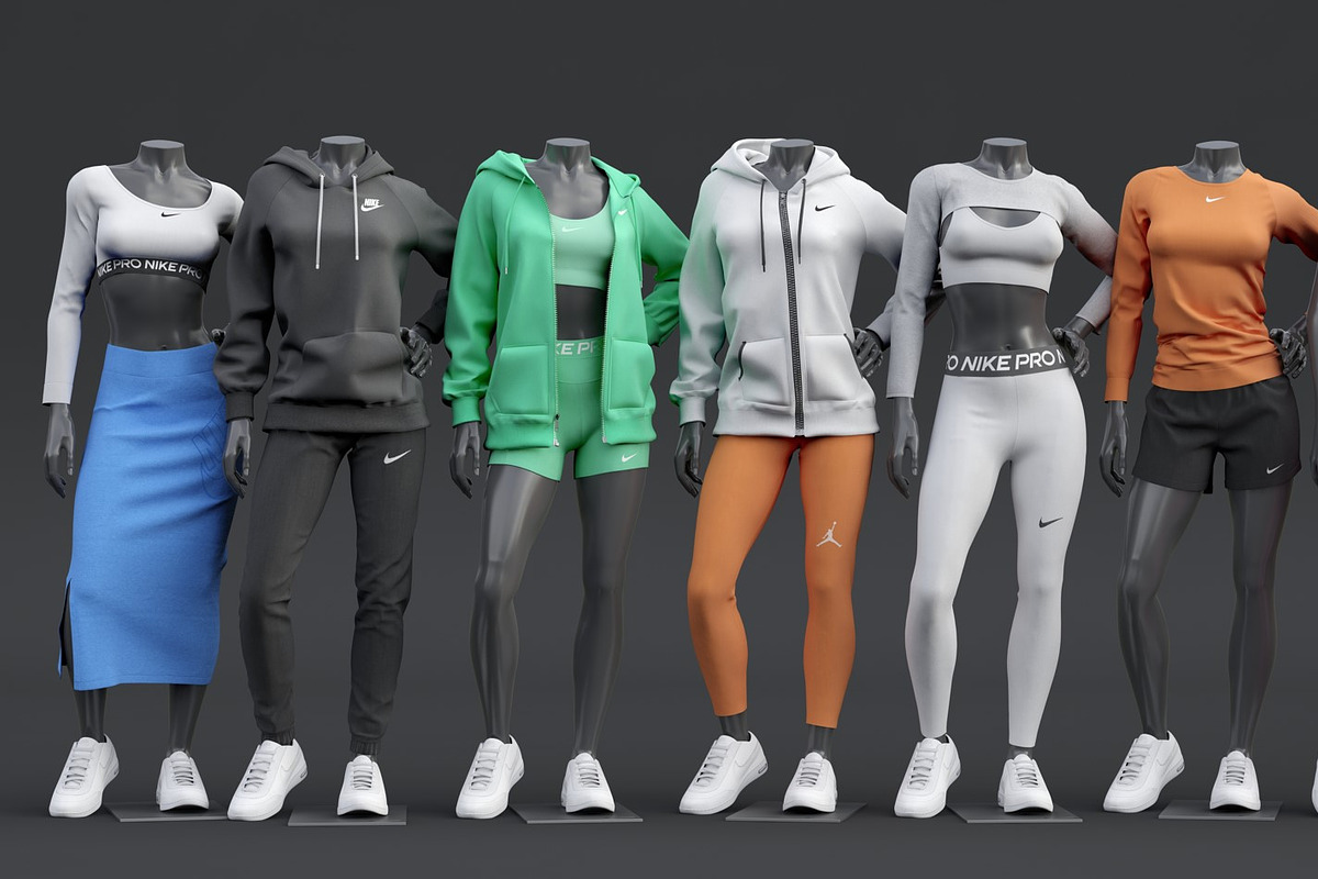 Female mannequin in clothes POSE 1, a Characters & Person 3D Model by mrGarret (Photo 3 of 45)