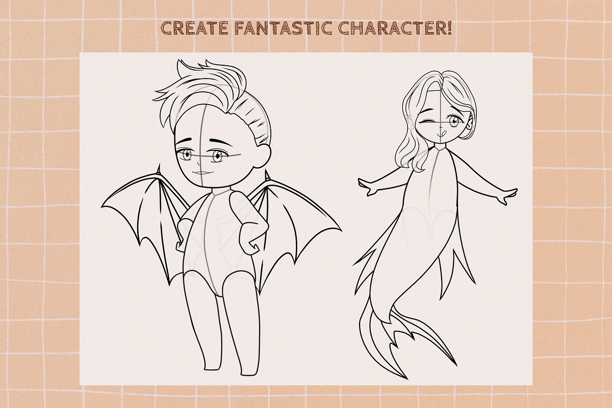 Procreate Chibi Stamps, a Brush Add-On by SmuffizStudio (Photo 4 of 5)