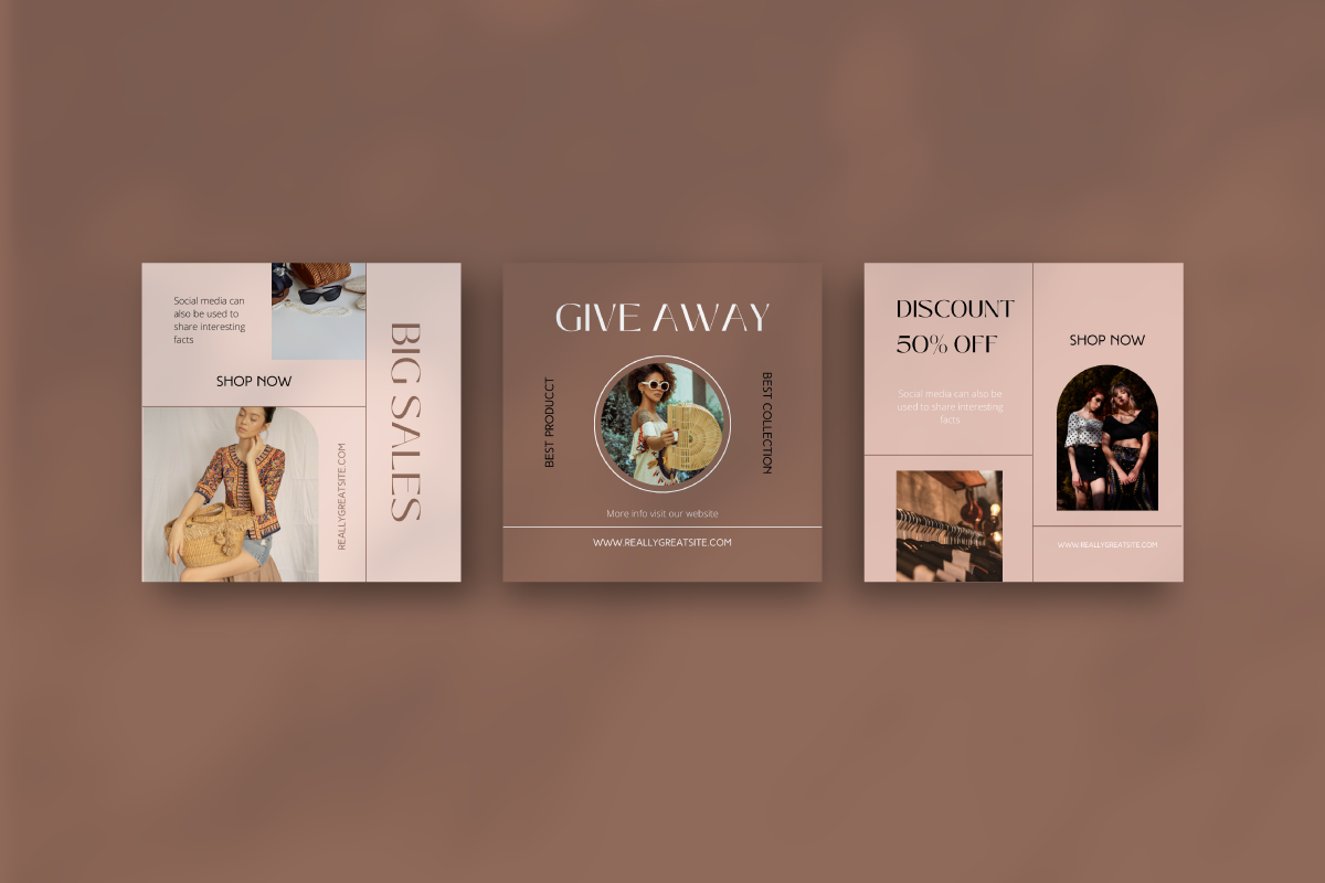 Casy Fashion - Canva Instagram, a Social Media Template by Inkofert (Photo 4 of 11)