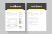 Minimal Resume Template | Word, a Stationery Template by HiveArts (Thumbnail 2 of 4)