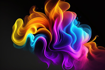 Colored Smoke Background
