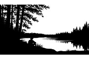 Nature Landscape Silhouette Vector B, an Illustration by Designer_Momina (Thumbnail 18 of 51)