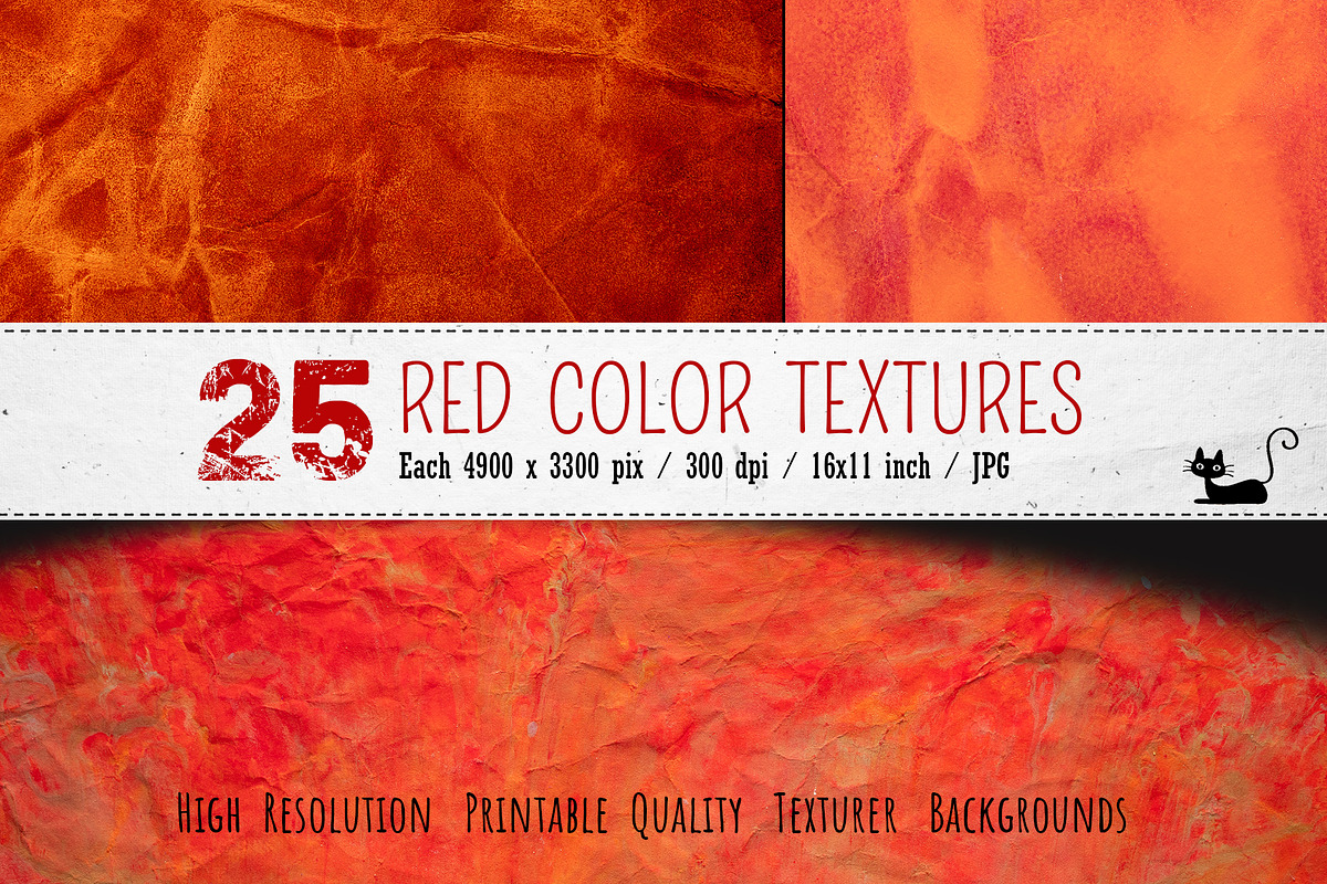 Red Crushed Paper Textures, a Texture Graphic by graphic7 (Photo 1 of 21)