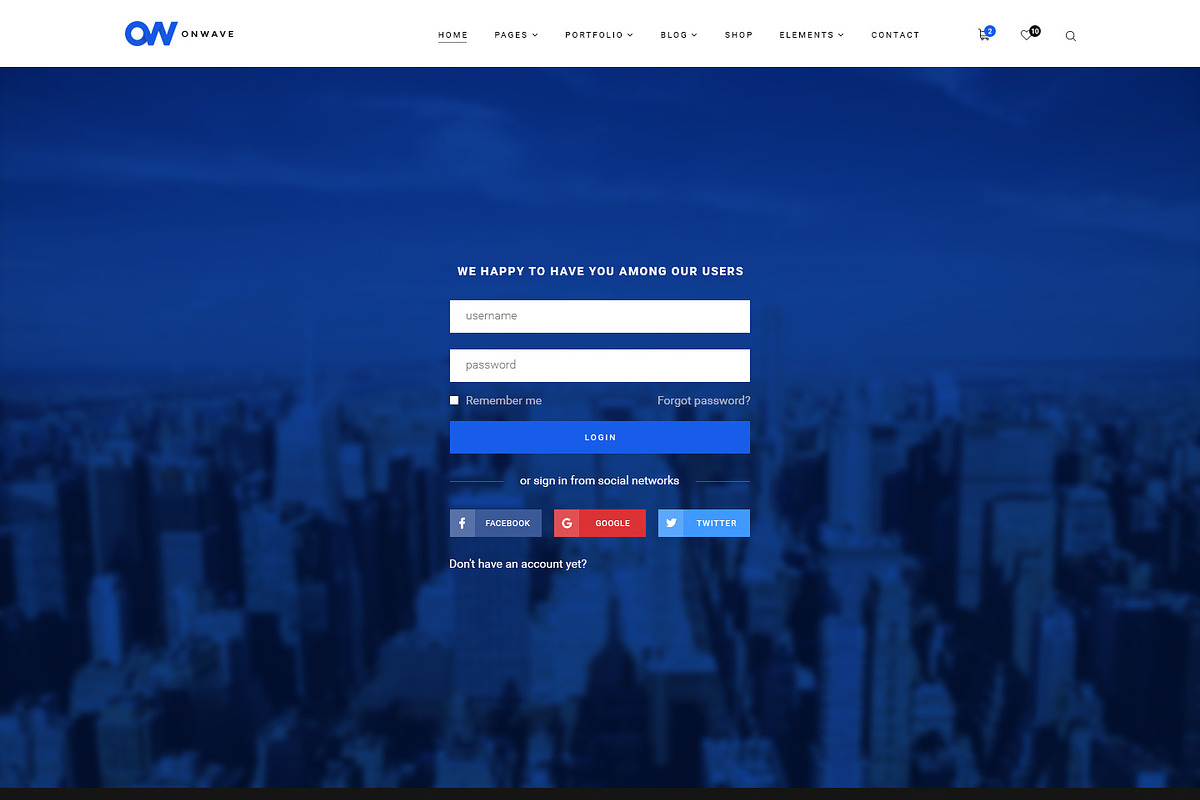 OnWave — Multipurpose PSD Template, a Websites & App Template by ScienteCraft (Photo 45 of 51)