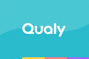 Qualy Logo Font Collection, a Sans Serif Font by Shina Design