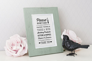 Romantic Photo Frame Mockup