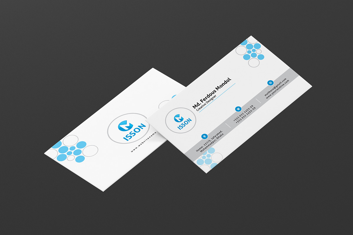 Business Card, a Business Card Template by ZAAS (Photo 2 of 6)
