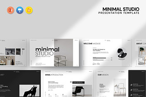 Minimal Studio Presentation Template, a Presentation Template by evgenystudio