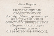 Misty complete, a Serif Font by Gaslight (Thumbnail 3 of 8)