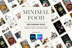 Minimal Food Instagram Pack